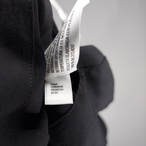 Prologue Camisole Top Women XXL Black Square Neck Halter Flowy Coastal Minimal - Picture 7 of 7