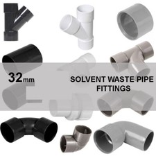 PVC  32mm  solvent waste pipe fittings | black | grey | white Duraplast