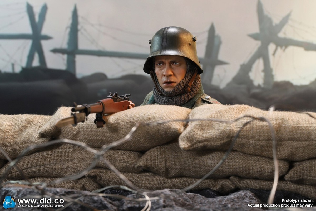 Ready! New DID D11014 1/6 WWI German Army Paul Baumer Action Ready! New DID D11014 1/6 WWI German Army Paul Baumer Action