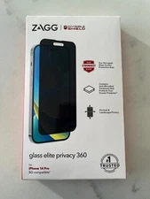 Set of 2 ZAGG Invisible Shield Privacy Screen Protector iPhone 14 Pro (6.1)"