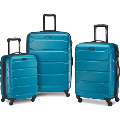 Samsonite Omni Hardside Spinner Suitcase Luggage, Caribbean Blue - 20''/24''/28''