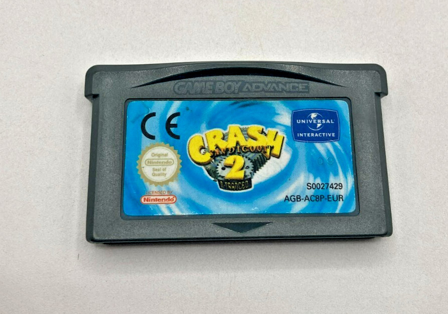 Crash Bandicoot 2 N Tranced Nintendo Game Boy Advance PAL EUR Jeu Usagé