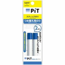 Tombo Pencil Stick Glue for Eraser Color Pit HOSOMI  2pcs JAPAN IMPORT