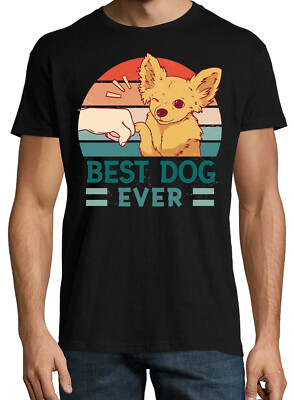 Youth Designz Best Dog Ever Herren T-Shirt mit Print Lustig Hund Vater Süß Fun