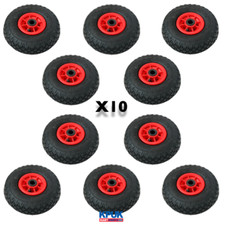 10 x New Go Kart Trolley / Jockey Wheel Pneumatic 260mm (10Inch) Fishing Buggey