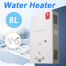8 l chauffe - eau portatif à gaz instantané chaudière à eau sans réservoir GPL