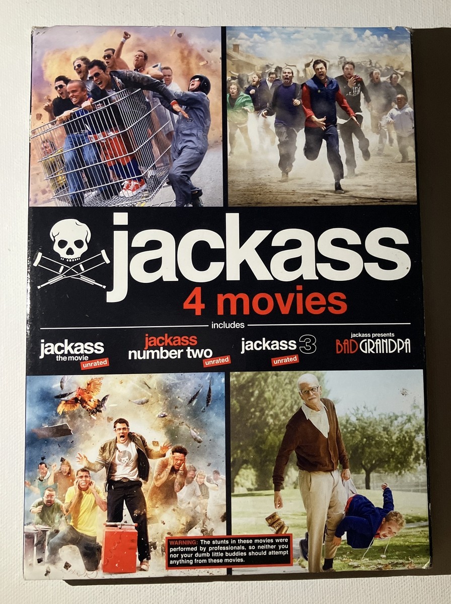 Jackass 4 Movie Collection 1, 2, 3 & Bad Grandpa NEW/SEALED