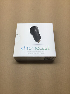 GOOGLE CHROME CHROMECAST 1st GENERATION H2G2-42 HDMI MEDIA STREAMER WiFi TV