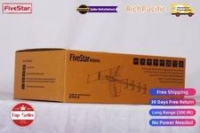 Digital Outdoor HD TV Antenna Directional VHF UHF OTA Pole Splitter Included