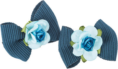 Vintage CECE Bow SCHLEIFEN Rosen Rose Haarspange - 1Paar - 1Paar Rockabilly
