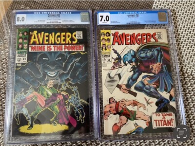 Marvel Avengers 49 & 50 CGC  - Herucles story - John Buscema - Thor movie