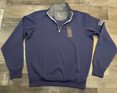 Fairway Green F&G Tech Men's 1/4 Zip Golf Pullover Size S
