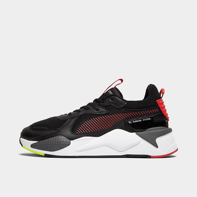 puma rsx red and black