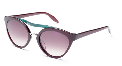 Lunettes De Soleil Cat Eye Violet Rétro - Mila ZB - Fabriqué En Italie - Protection UV400