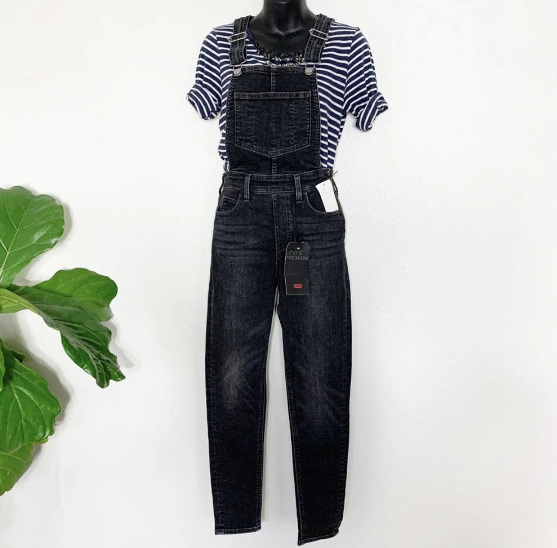 Levi's online skinny overalls