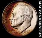 1957-D Silver Roosevelt Dime - Choice Gem Brilliant Unc  Super Color  #K2688
