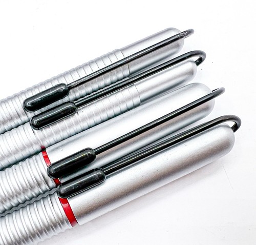 Rotring 900 matt silber 4 Stück Füllfederhalter Tintenroller Kugelschreiber D... - Photo 4/8