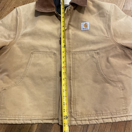 Vtg Carhartt JQ186 Jacket Mens Distressed Arctic Detroit Quilted Canvas by Carhartt, $89.99 - Photo 10