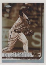 2019 Topps Chrome Sepia Refractor Enyel de los Santos #105 01c9