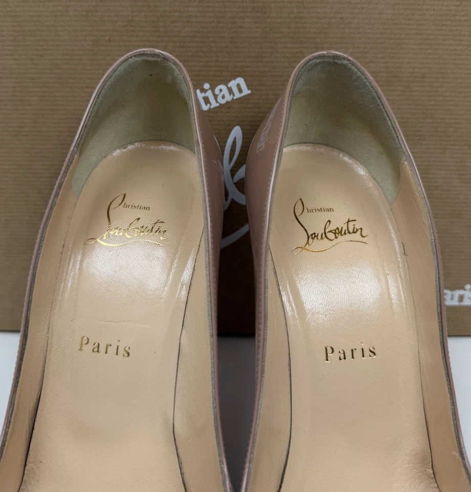 Size 7.5W - Christian Louboutin Miss Z 100 Patent Leather Pumps👡 RETAIL $1K! - Image 3 of 4