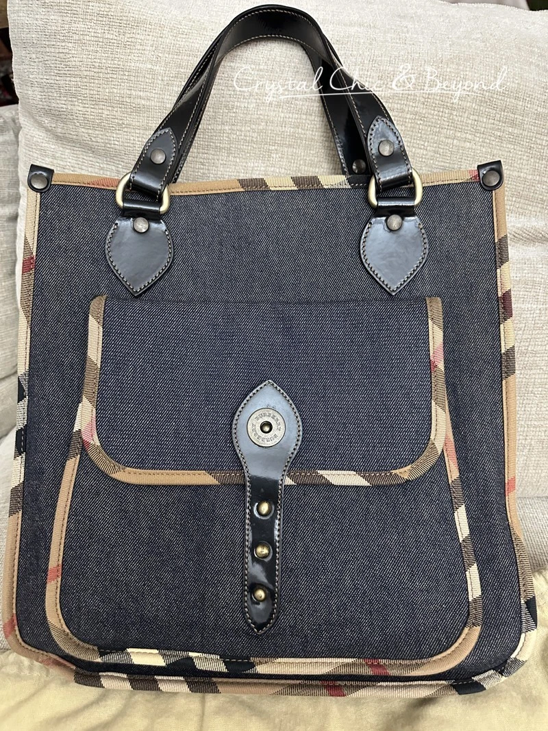 Burberry Denim Exterior Bags & Handbags for Women for sale | eBay