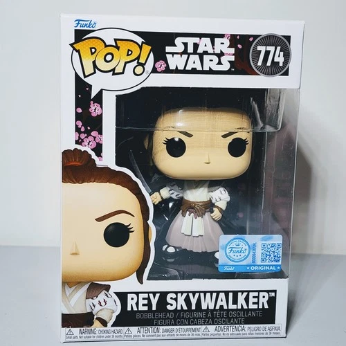 Funko Pop: Star Wars Impressions - Rey Skywalker #774 (Samurai) Ex. w/ Protector