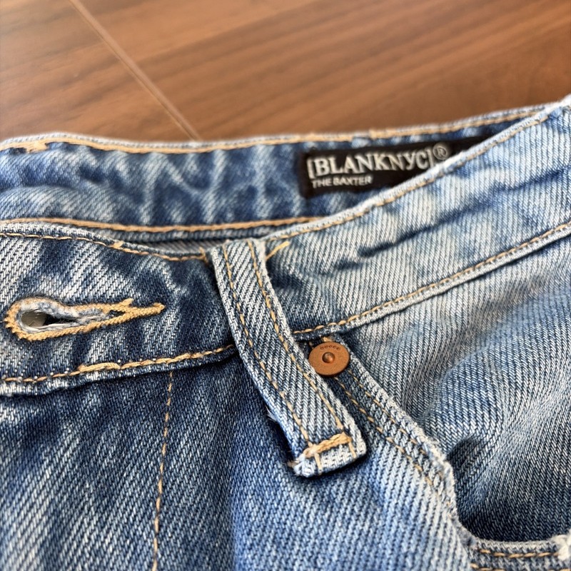 BLANK NYC The Baxter Jeans Women’s Size 27 Medium Wash EUC