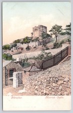 Vintage Gibraltar Moorish Castle Photochrom Postcard J. Ferrary Purger