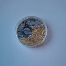 Windsor Mint History of Britain "Battle of Britain" 2015 Coin. plus COA