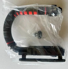 Video Action Stabilizing Handle Grip Handheld Stabilizer with Cold-Shoe Mounts