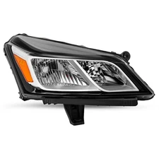 Chrome Headlight For 2013-2017 Chevy Traverse Headlamp Passenger Right Side 