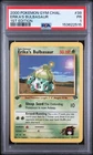 2000 POKEMON GYM CHALLENGE 1ST EDITION #39 ERIKA'S BULBASAUR PSA 1
