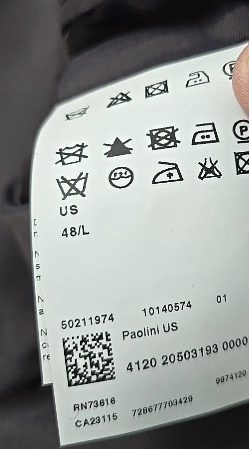 LKNW! - Hugo Boss Mens PAOLINI Black Sport Coat Suit Jacket Sz 48L - Image 4 of 4