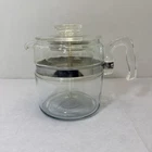 VTG Pyrex Flameware 4-6 Cup Coffee Complete Percolator Model # 7756B Complete