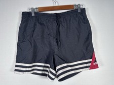 Adidas 90s Vintage Shorts Nylon Black Size S Used See Pics