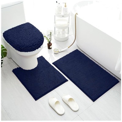 Soft Chenille Bathroom Rug Collection