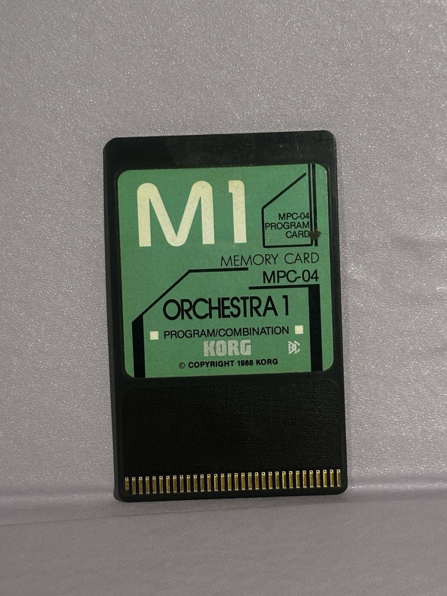 Korg M1 Orchestra 1 Expansion Card Set - MSC-04 PCM + MPC-04