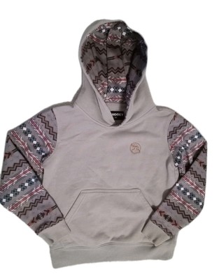 HOOEY Youth Boy's ''Roughy Summit'' Grey Hoodie Size XS
