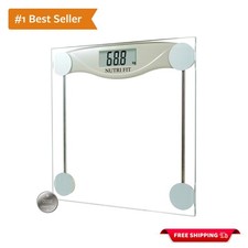 Precision Weighing Scale with LCD - Step-On Technology, 330 lb Maximum Weight
