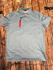 Redvanly Golf Kimbell Polo ~ Medium ~ Atmosphere Blue ~ NWT $105 Retail