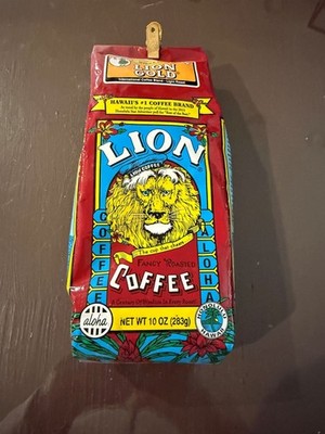 Lion Whole Bean Coffee Light Roast 10 Oz. 100% Arabica Beans 