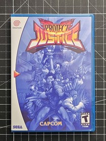 Dreamcast Project Justice Custom Case - NO Game or Manual
