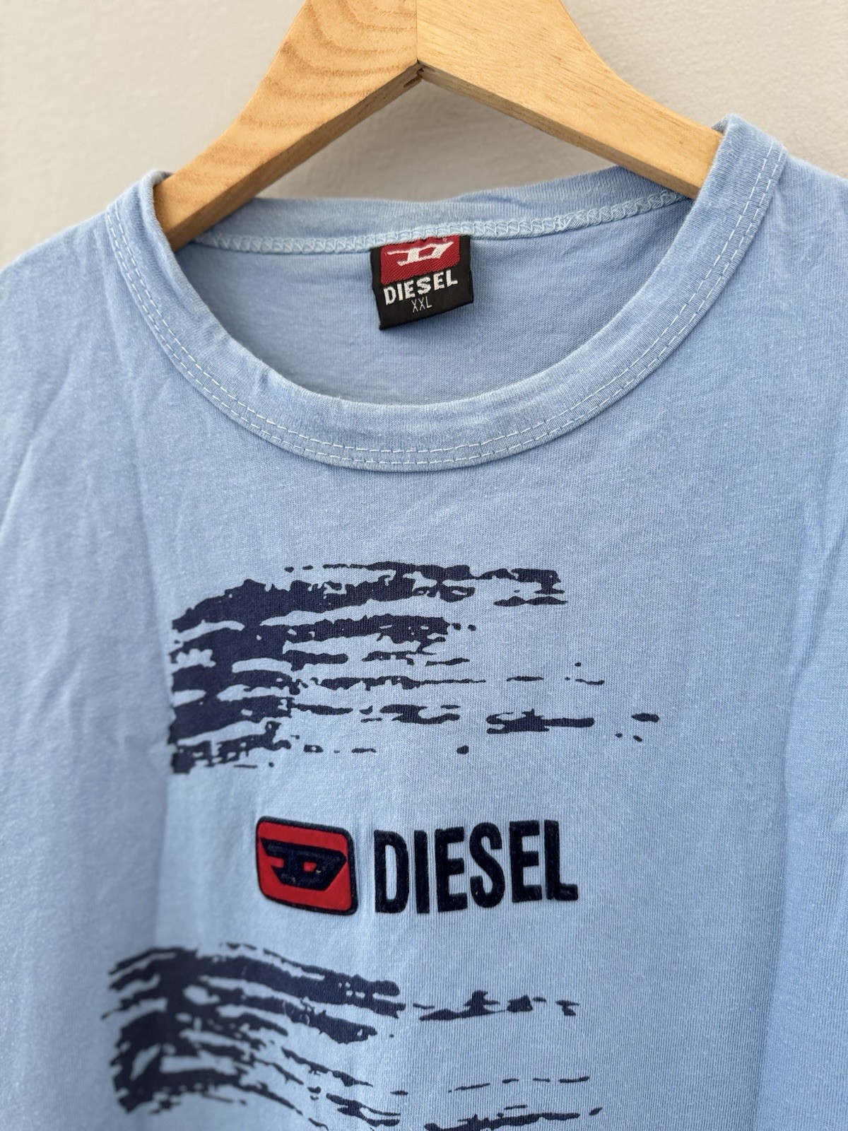 SAINT LAURENT T shirt Diesel senza maniche Y2K vintage oppio anni 90