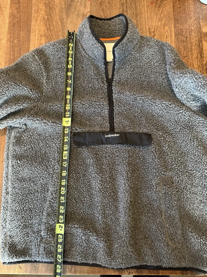 Pullover para hombre Icebreaker Merino 960 High Pile RealFleece media cremallera talla XL Foto 2 de 4