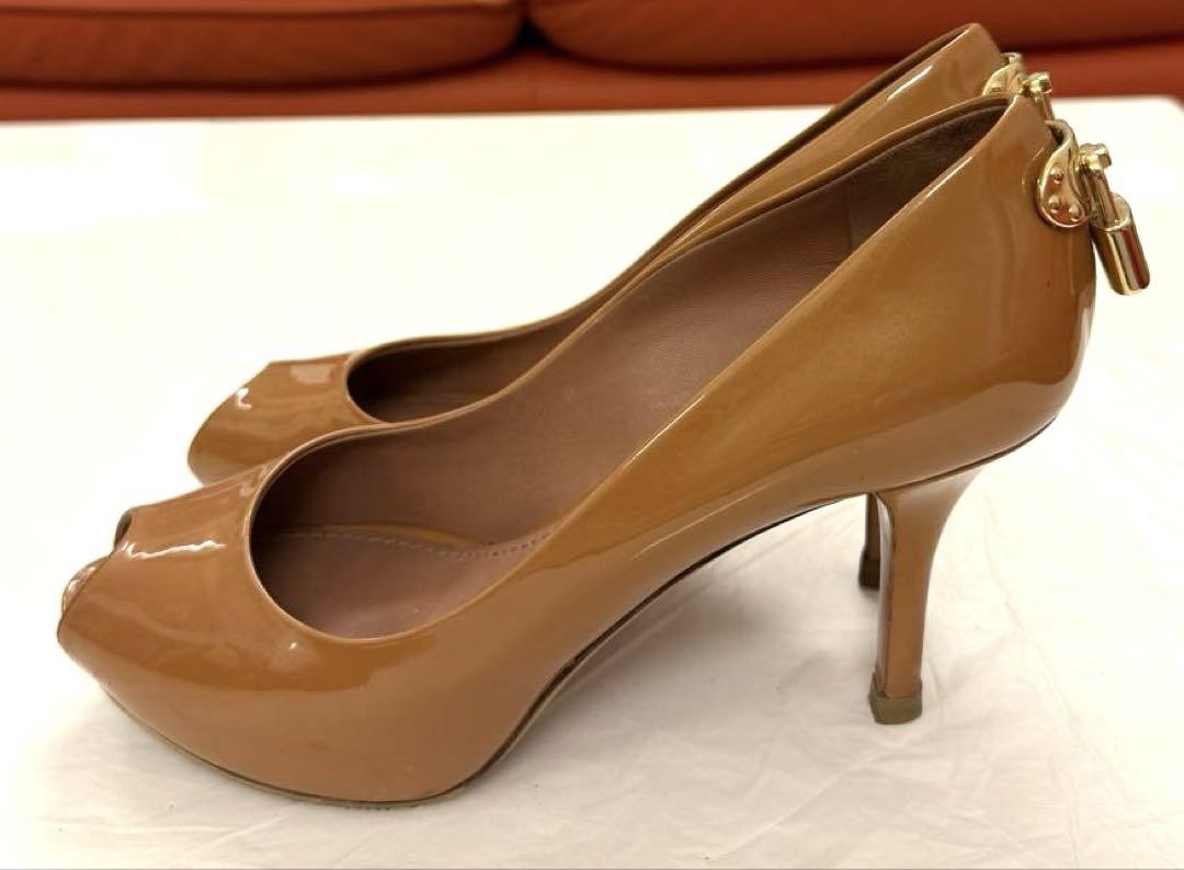 Louis Vuitton Shoes Pumps Heel EU 36.0 US 6.0 Pink Beige Authentic thumbnail 20