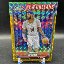 Brandon Ingram Gold Geometric Refractor /50 2024-25 Topps Chrome #154 Pelicans
