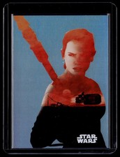 2015 Topps Star Wars Journey To The Force Awakens Silhouette Foil #F-1 Rey