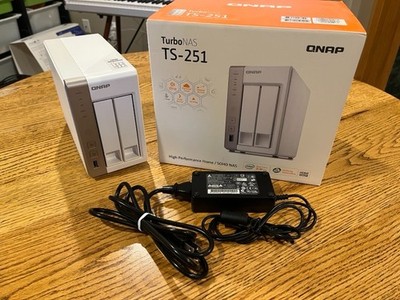 QNAP TS-251 TurboNAS - 2-Bay (Diskless), 8GB RAM, 2 Gigabit Ethernet, HDMI