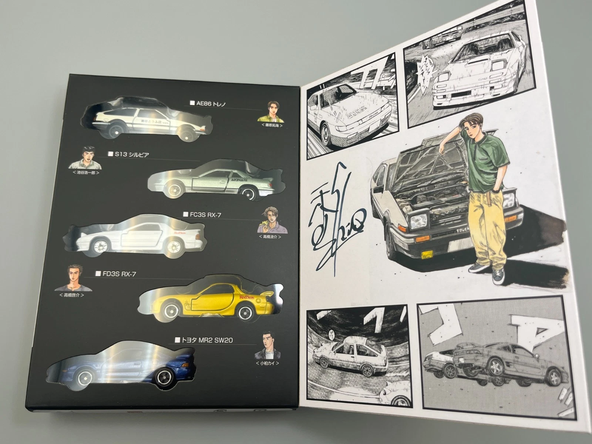 Takara Tomy Dream Tomica Initial D Special Set 5 Cars AE86 RX-7