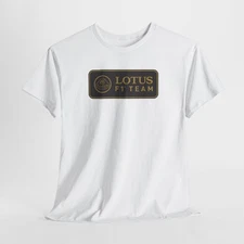 Vintage Formula One Lotus F1 Team T-Shirt, Andretti, Mansell Tee, Unisex Cotton